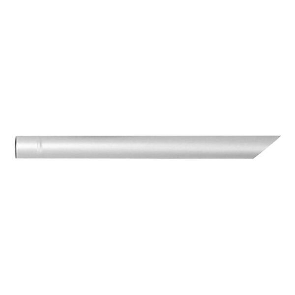 A white tube with a pointed tip.