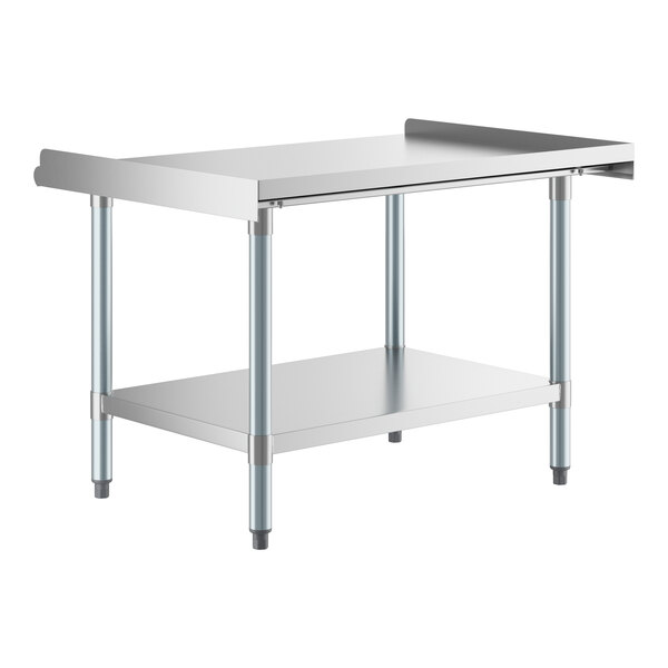 thumbnail image 2 of Steelton 30x36 Stainless Steel Equipment Stand With Undershelf – 18-Gauge, 595lb Capacity 2 of 6