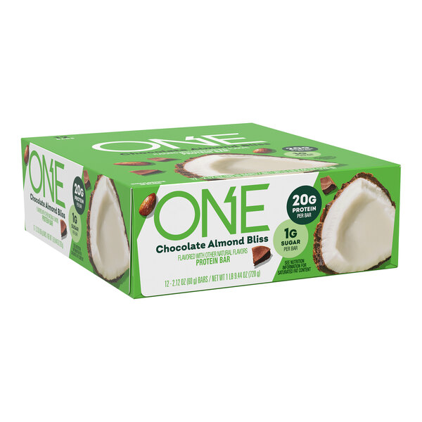 ONE Chocolate Almond Bliss Protein Bar 2.12 oz. - 12/Box