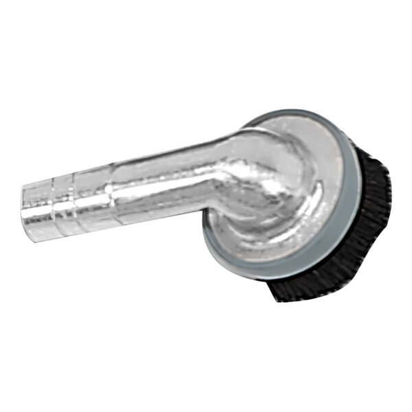 A silver metal Goodway aluminum dusting brush with a black handle.