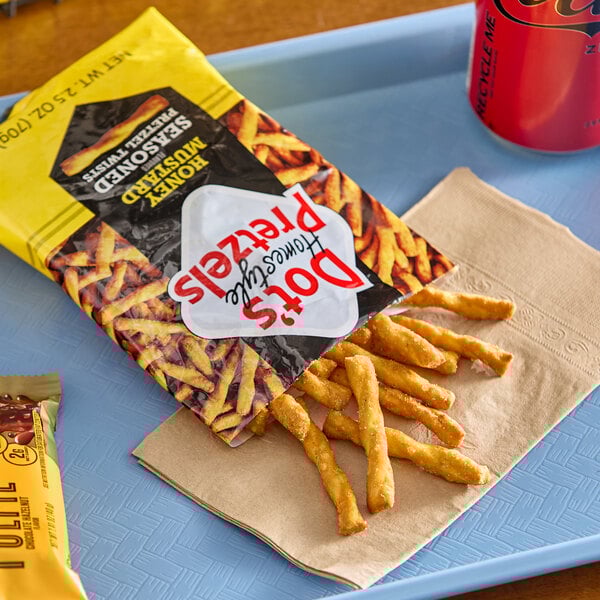 DOT'S HOMESTYLE PRETZELS Honey Mustard Seasoned Pretzel Twists 2.5 oz. - 12/Case
