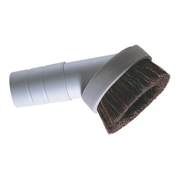 A Goodway Technologies dusting brush with a brown handle and a white connection.