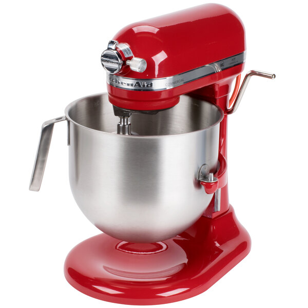 Red KitchenAid 8 qt. Commercial Mixer KSM8990ER staurantStore