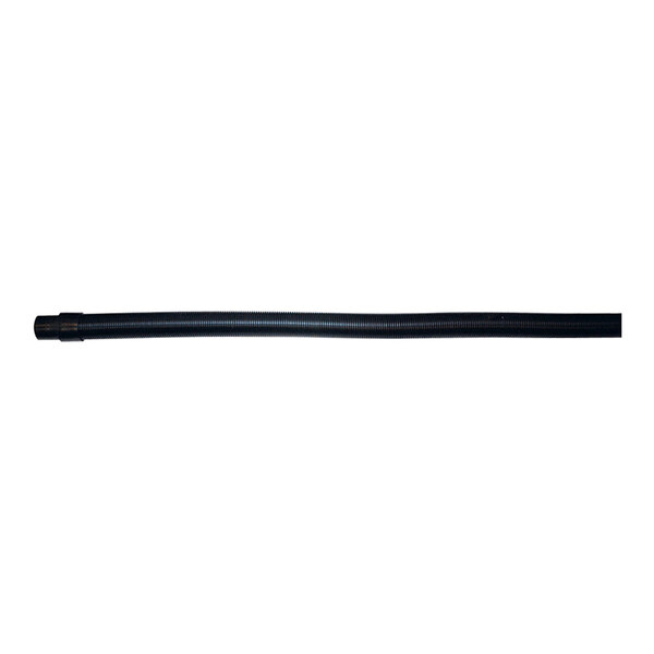 A black flexible hose for Goodway industrial vacuums.