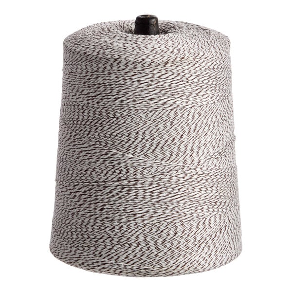Baker's Lane Brown and White Variegated Polyester Cotton Blend Baker's Twine 2 lb. Cone