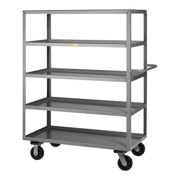 A Little Giant heavy-duty steel cart with 5 shelves.