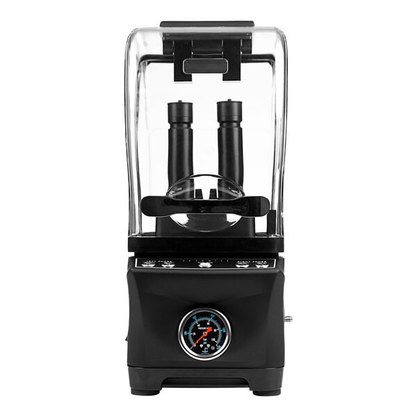 A black and clear Flavour Blaster JetChill machine with two clear probes on top.