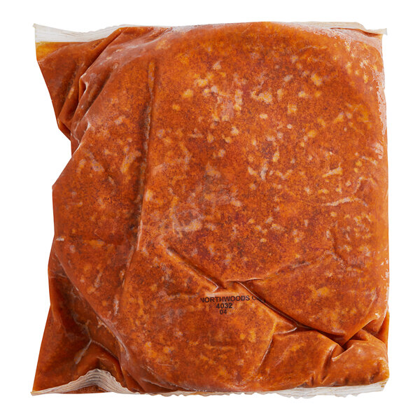 A Vienna Beef package of Northwoods Chili with Beans.