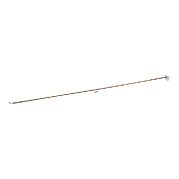 A long metal rod with a metal coil on the end.