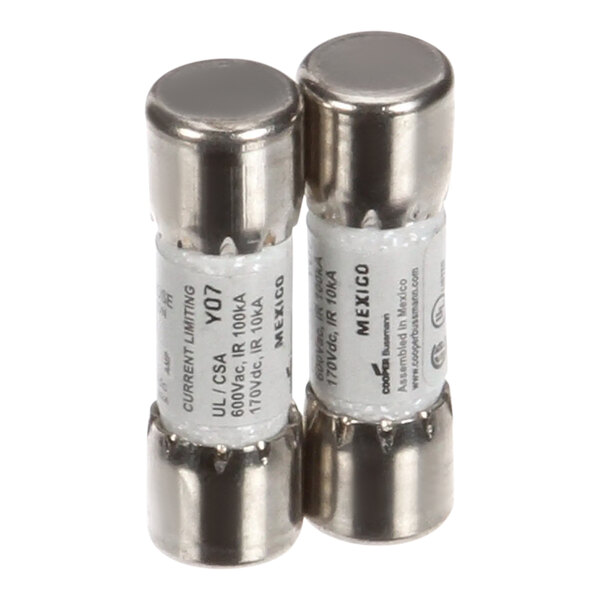 A two pack of Hatco fuses with metal caps.