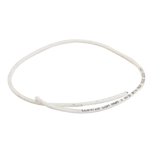 A white Hatco wire with black and silver writing.