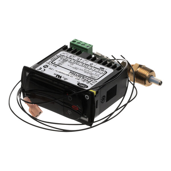 A black electronic Hatco control and probe kit with wires.