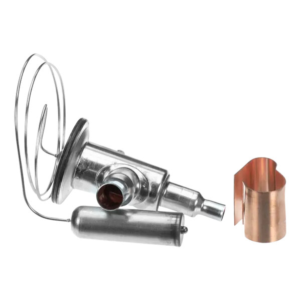 A Manitowoc Ice expansion valve kit with copper pipes.