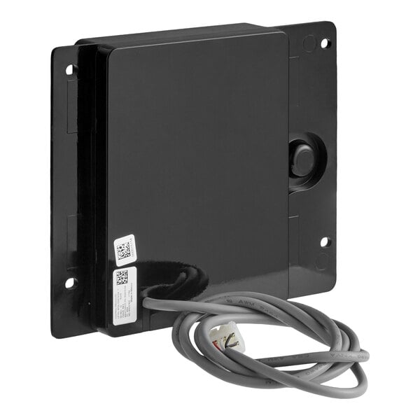 A black touchscreen housing assembly with a cable attached, designed for Manitowoc Ice equipment.