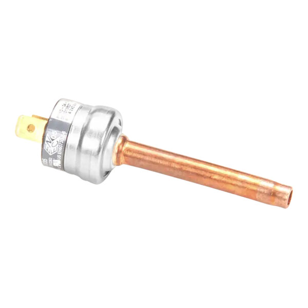 A copper and silver Manitowoc Ice pressure switch.