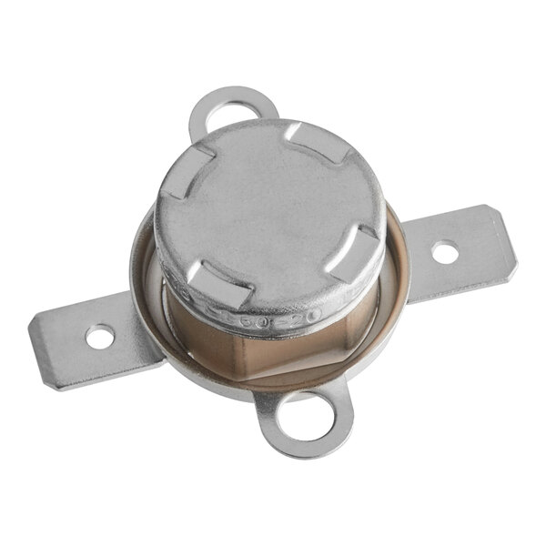 A metal Hatco thermostat with a silver cover.