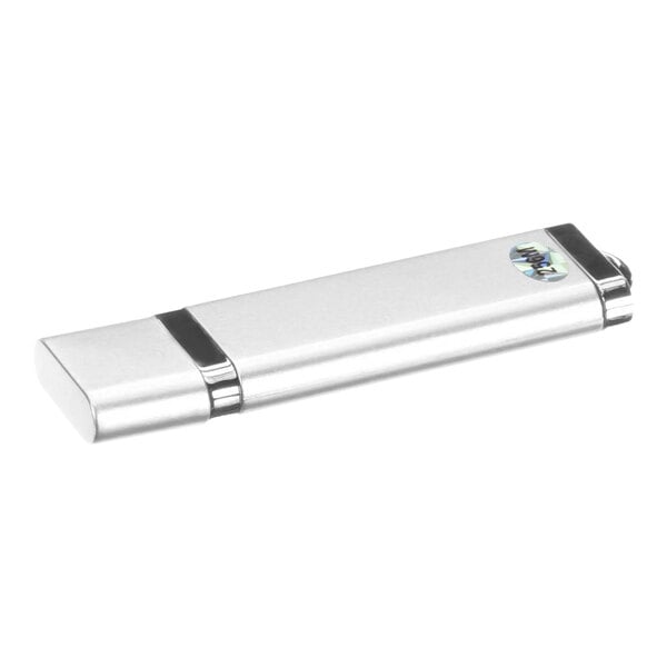 A silver and black Manitowoc Ice usb flash drive.