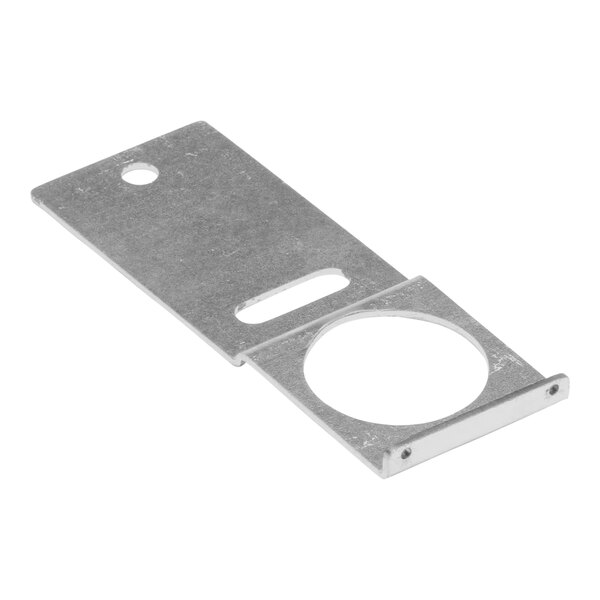 A metal Hatco adjustable bearing retainer with a hole in the middle.