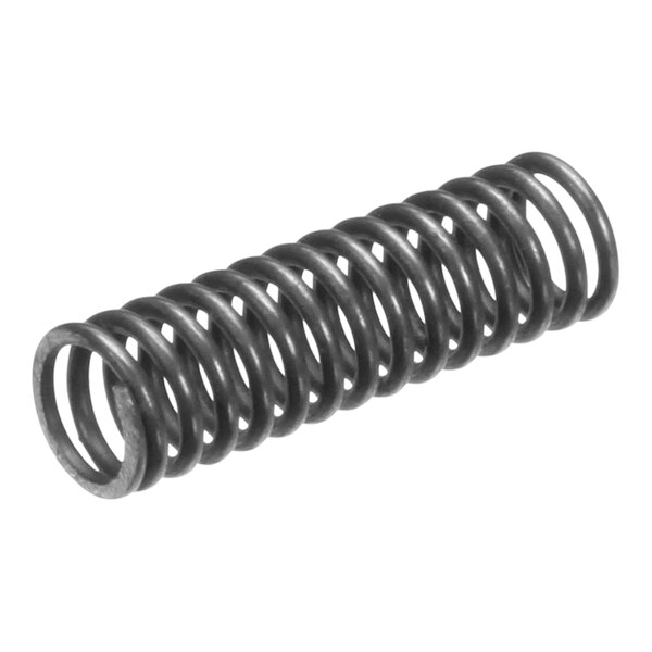 A close-up of a metal coil.