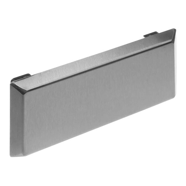 A silver rectangular Hatco humidity vent top with black screws.