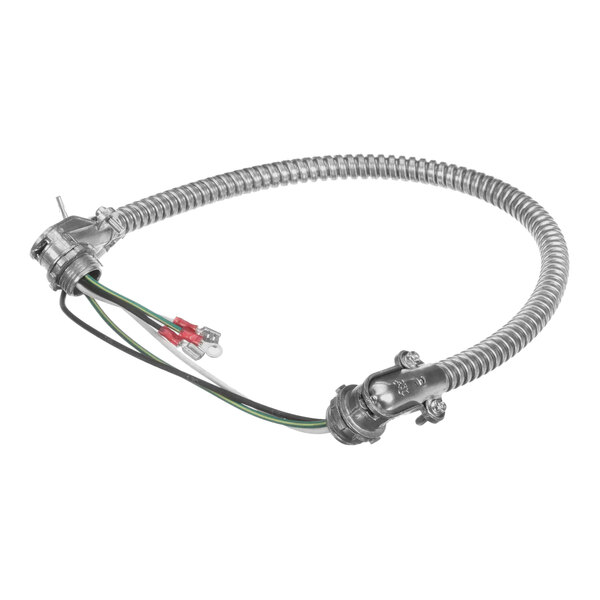 A Frymaster wire harness with a green and red wire.