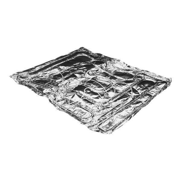 A close-up of a Hatco black foil heater element.