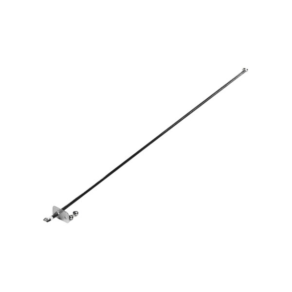 A long metal rod with screws.