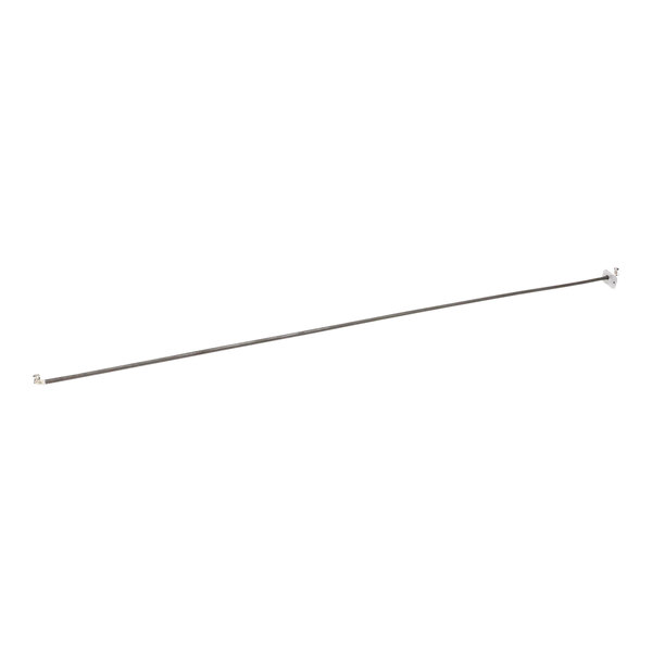 A long thin metal rod with a hook on one end.