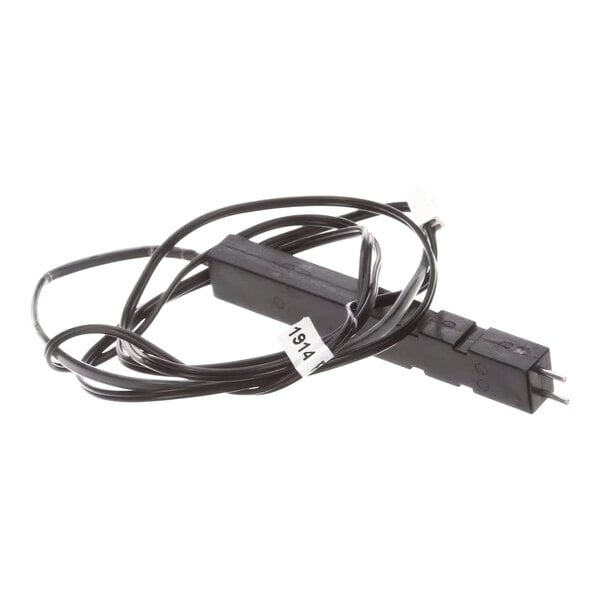 A black electrical cord with a white connector labeled Multiplex 20002143.