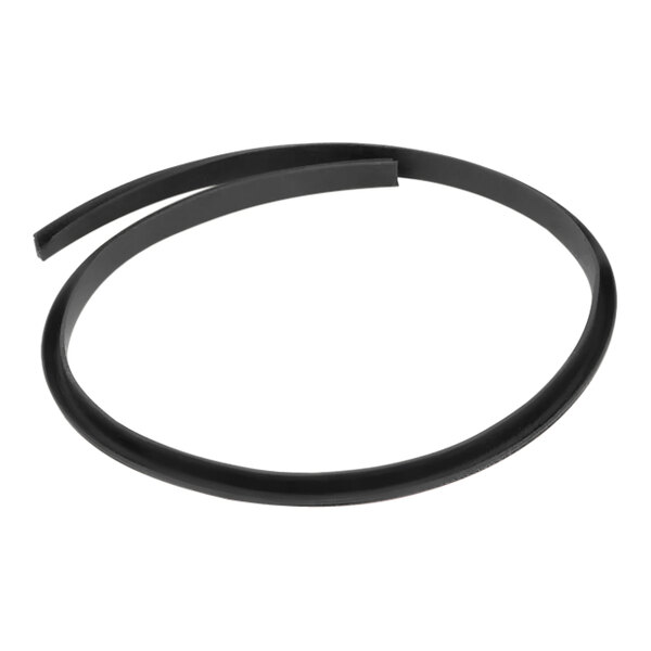 A black Santoprene rubber tape for Manitowoc Ice machines.