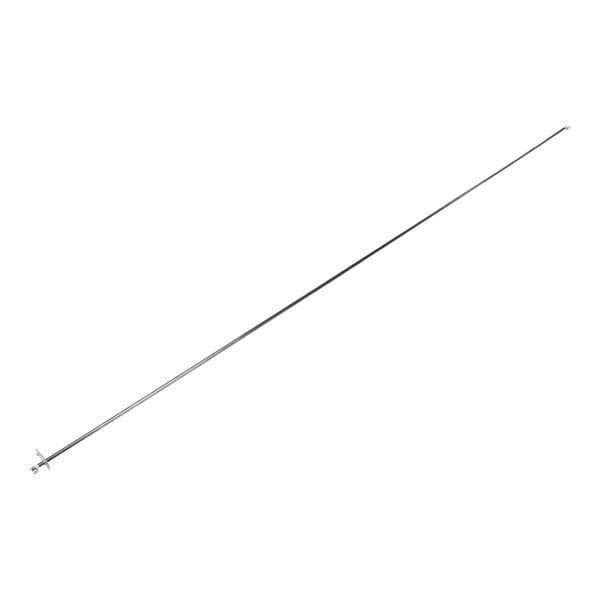 A long thin metal needle with a handle on it.