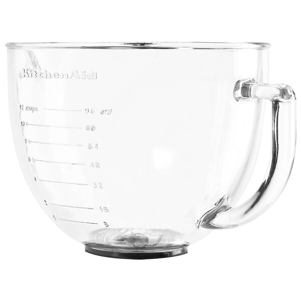 Kitchenaid K5gb 5 Qt Glass Mixing Bowl With Handle And Lid For Kitchenaid K5gb 5 Qt Glass Mixing Bowl With Handle And Lid For Stand Mixers Main Picture Image Preview