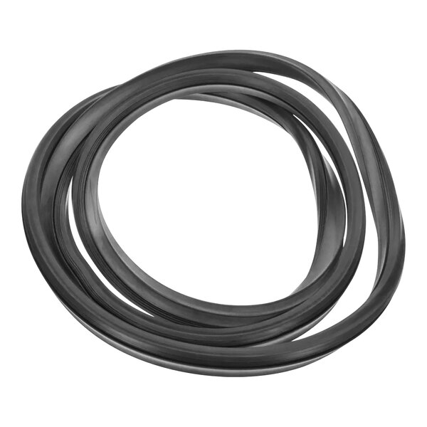 A black rubber gasket for a Unox rapid cook oven.