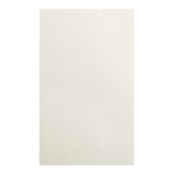 A white rectangular object with a black border.