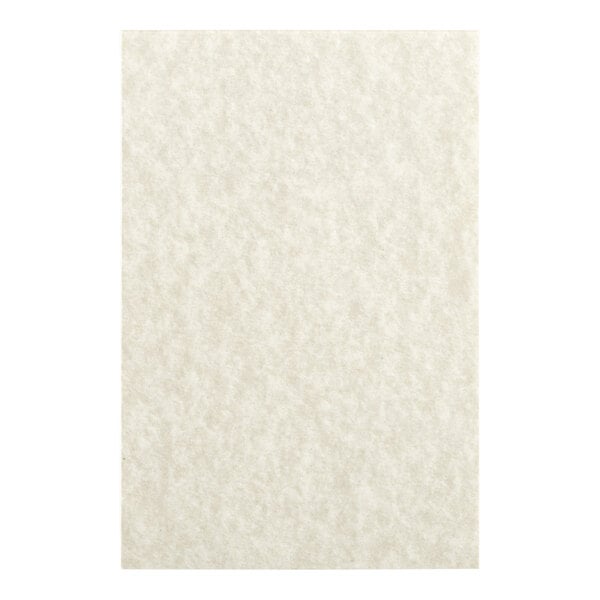 A white rectangular piece of Choice Natural Menu Paper with black lines.
