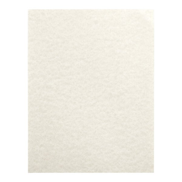 Choice heavy weight natural menu paper with a white rectangular surface.