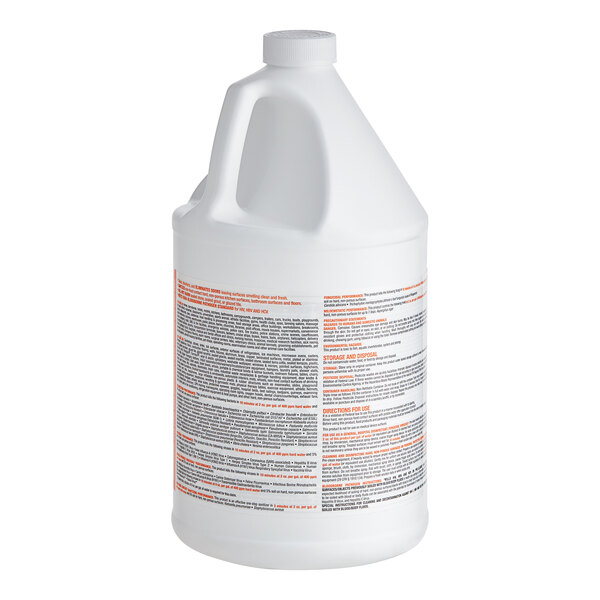 A white jug of Simple Green Sweet Lavender Pine scented antibacterial and disinfectant cleaner with black and red text.