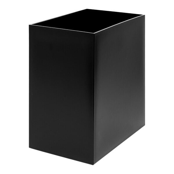 A black rectangular CSL reCollect2 trash bin.