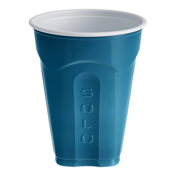 CUP 18 OZ PLASTIC DARK CYAN SOLO SQUARED CUPS 50