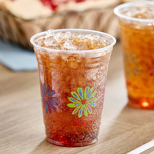 CUP 18 OZ LUSH BLOOMS 30% RECYLCED PET SOLO 20