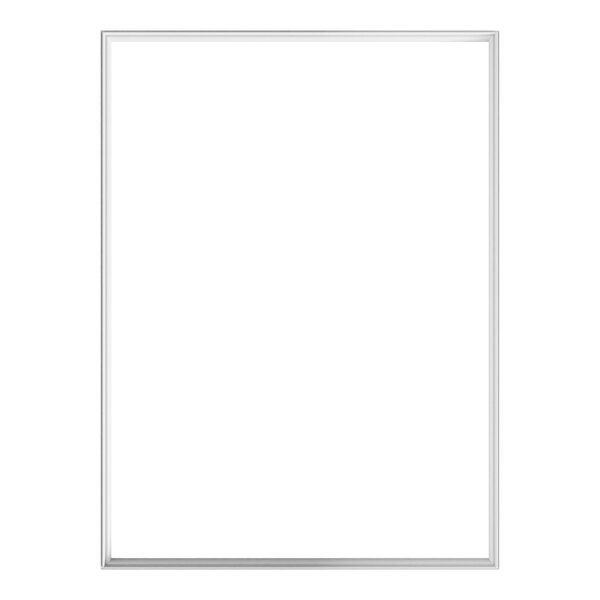 A white rectangular Avantco door gasket.