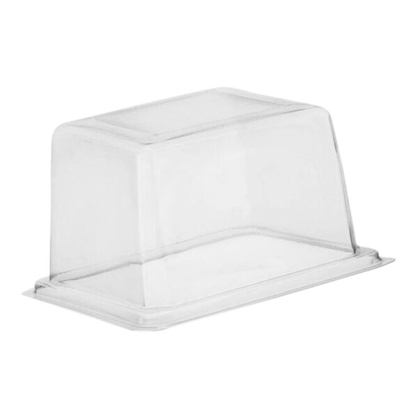 A clear plastic Welcome Home Brands Medoro tray with a clear lid.