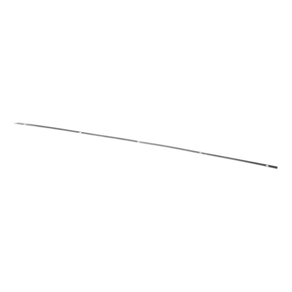 A long thin metal rod with a handle on it.