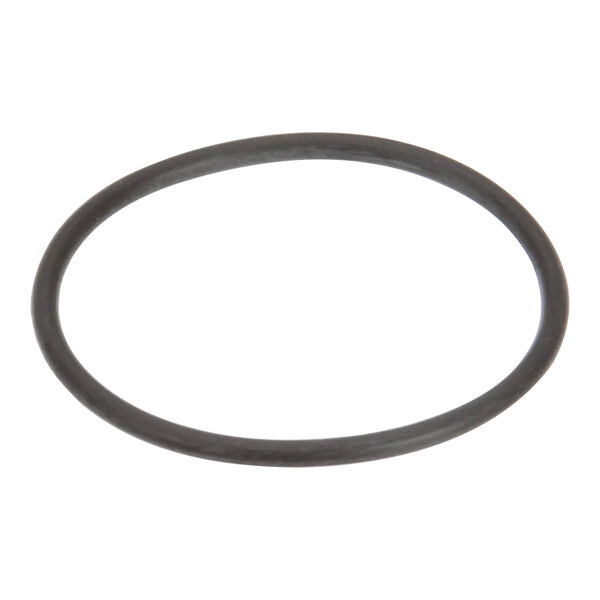 A black rubber round O-ring for a CMA Dishmachines spray base on a white background.