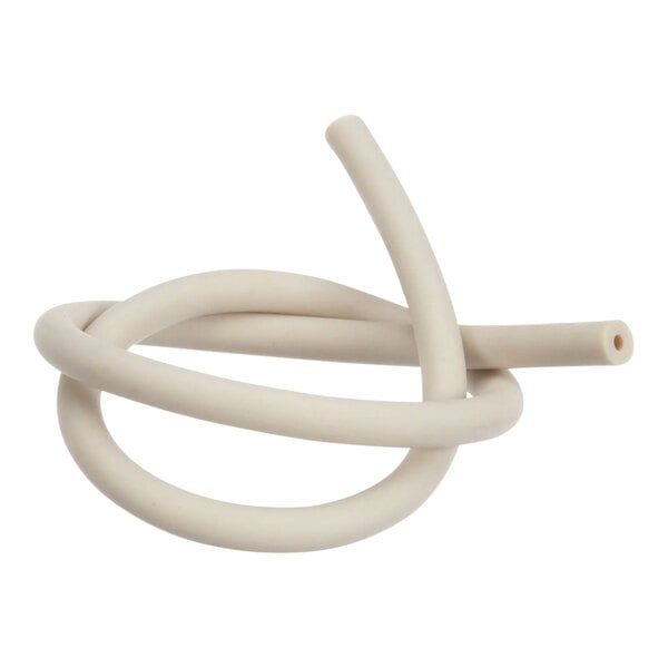 A white flexible Norprene tube with a white cord.