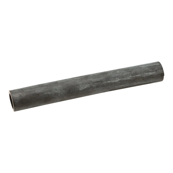 A metal transfer hose for a CMA dishmachine on a white background.