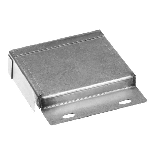 A Frymaster Fenwal Ignition Module cover with a latch and holes.