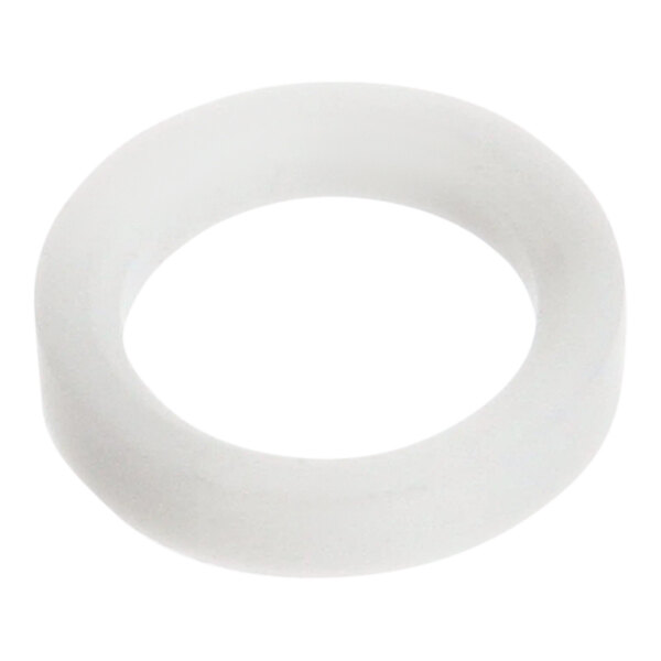 A white round rubber seal.