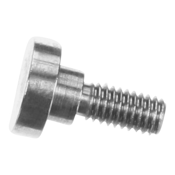 A close-up of a Frymaster threaded keyhole support.