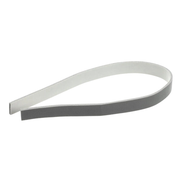 A white and grey rubber gasket with a white background.